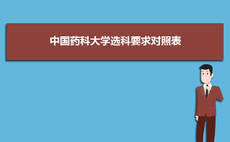2022年中国药科大学选科要求对照表在福建,中国药科大学专业选科福建要求